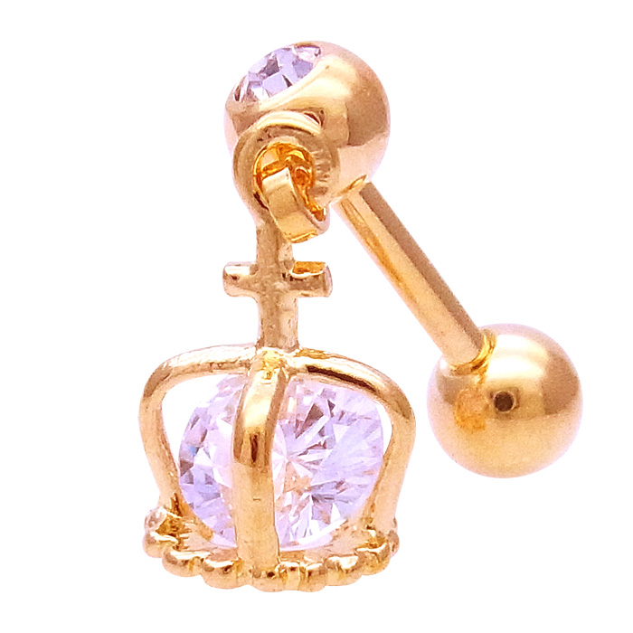 王冠軟骨ピアス