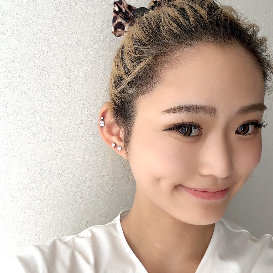 14G 16G ］幸せを運んでくれる♪ 四葉 クローバー キュービック