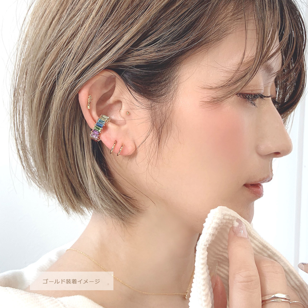 楽天市場】ルビー・イヤーカフ・ピアス・唐草・ピアス : PLEJOUR