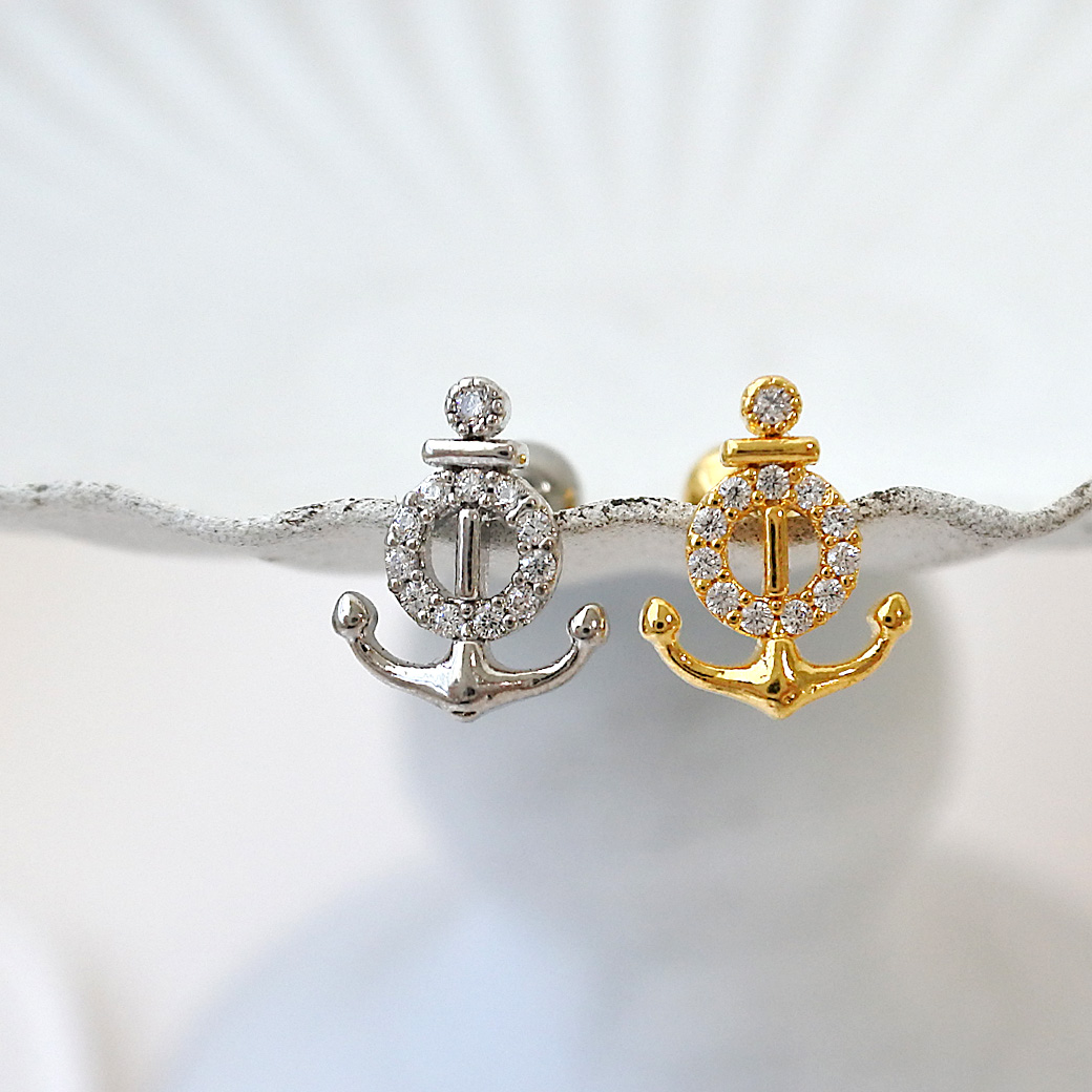 イカリ モチーフ にした大人マリン ジュエル 錨 海 アンカー