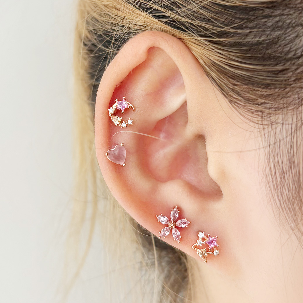 14G 16G ］お揃いカラーでCUTEコーデの完成♪キュービック MOON と