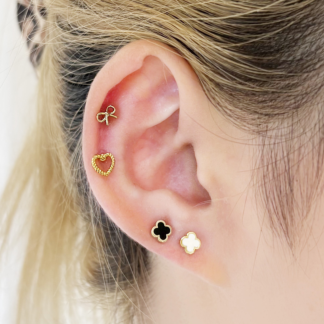 14G 16G ］立体感と程よいボリューム感ロープチェーン風の編み込み