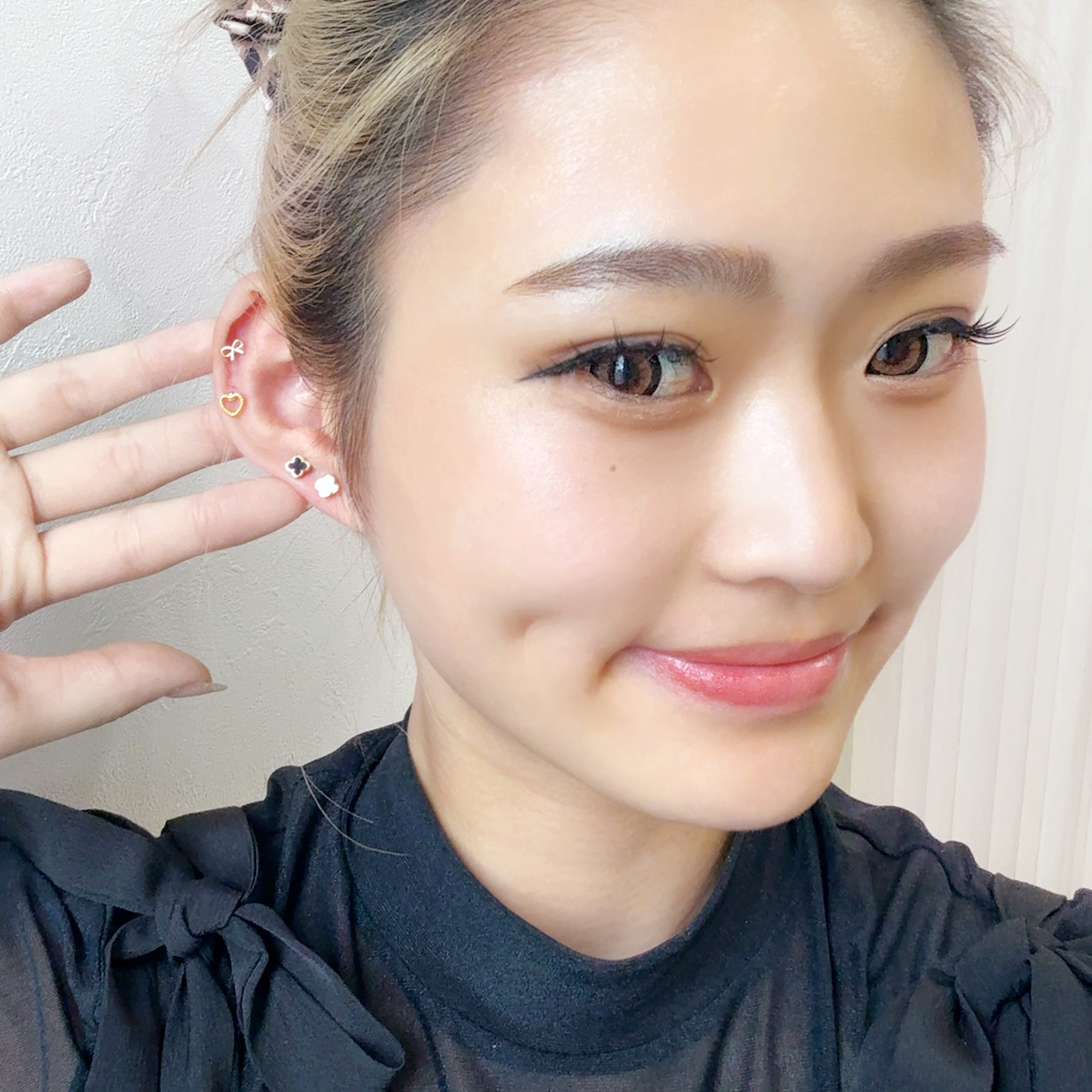 14G 16G ］立体感と程よいボリューム感ロープチェーン風の編み込み